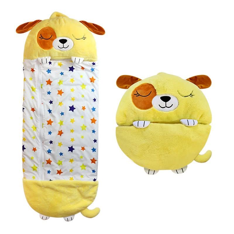 2 in 1 Plush Cuddle Toy and Kids Sleeping Bag
