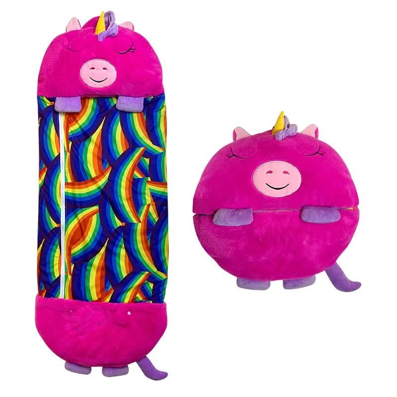 2 in 1 Plush Cuddle Toy and Kids Sleeping Bag
