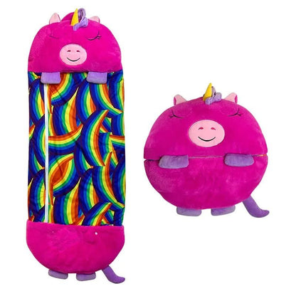 2 in 1 Plush Cuddle Toy and Kids Sleeping Bag