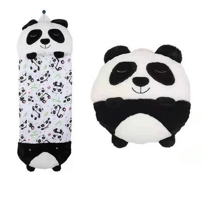 2 in 1 Plush Cuddle Toy and Kids Sleeping Bag