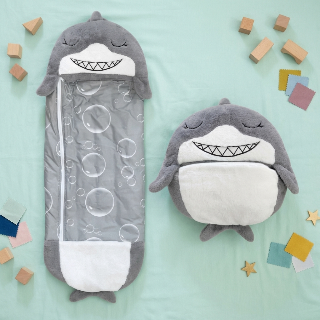 2 in 1 Plush Cuddle Toy and Kids Sleeping Bag