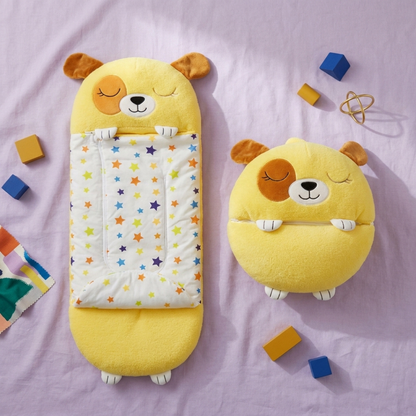 2 in 1 Plush Cuddle Toy and Kids Sleeping Bag