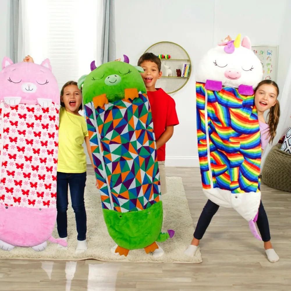2 in 1 Plush Cuddle Toy and Kids Sleeping Bag