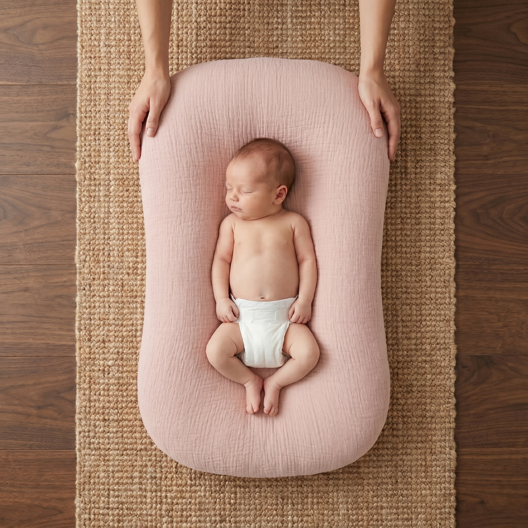 Little Manta Pastel Baby Lounger Nest