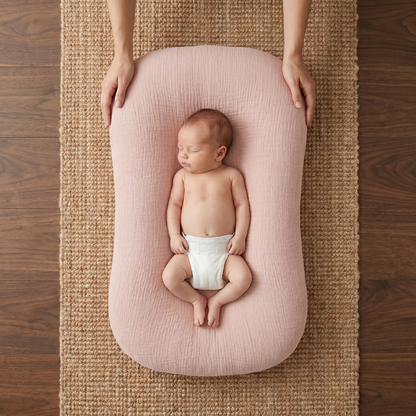Little Manta Pastel Baby Lounger Nest