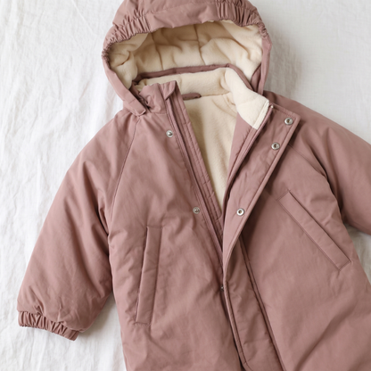 Little Manta Hooded Baby Snowsuit