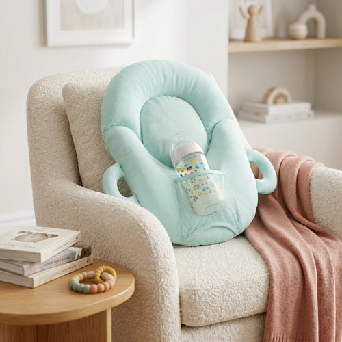 Baby Feeding Pillow with Bottle Holder
