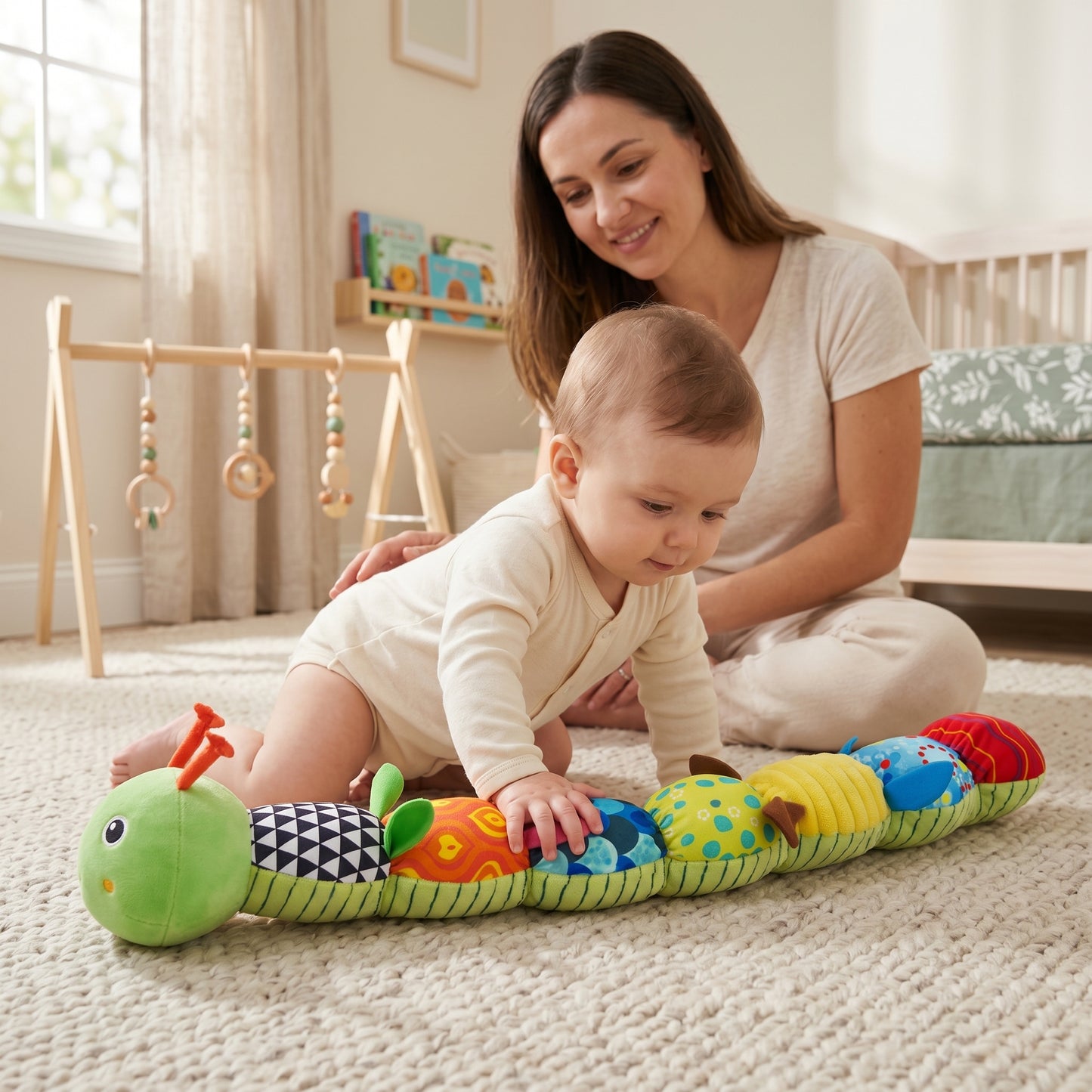 Musical Caterpillar Sensory Baby Toy