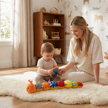 Musical Caterpillar Sensory Baby Toy