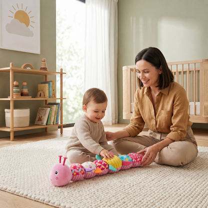 Musical Caterpillar Sensory Baby Toy