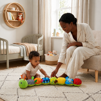 Musical Caterpillar Sensory Baby Toy