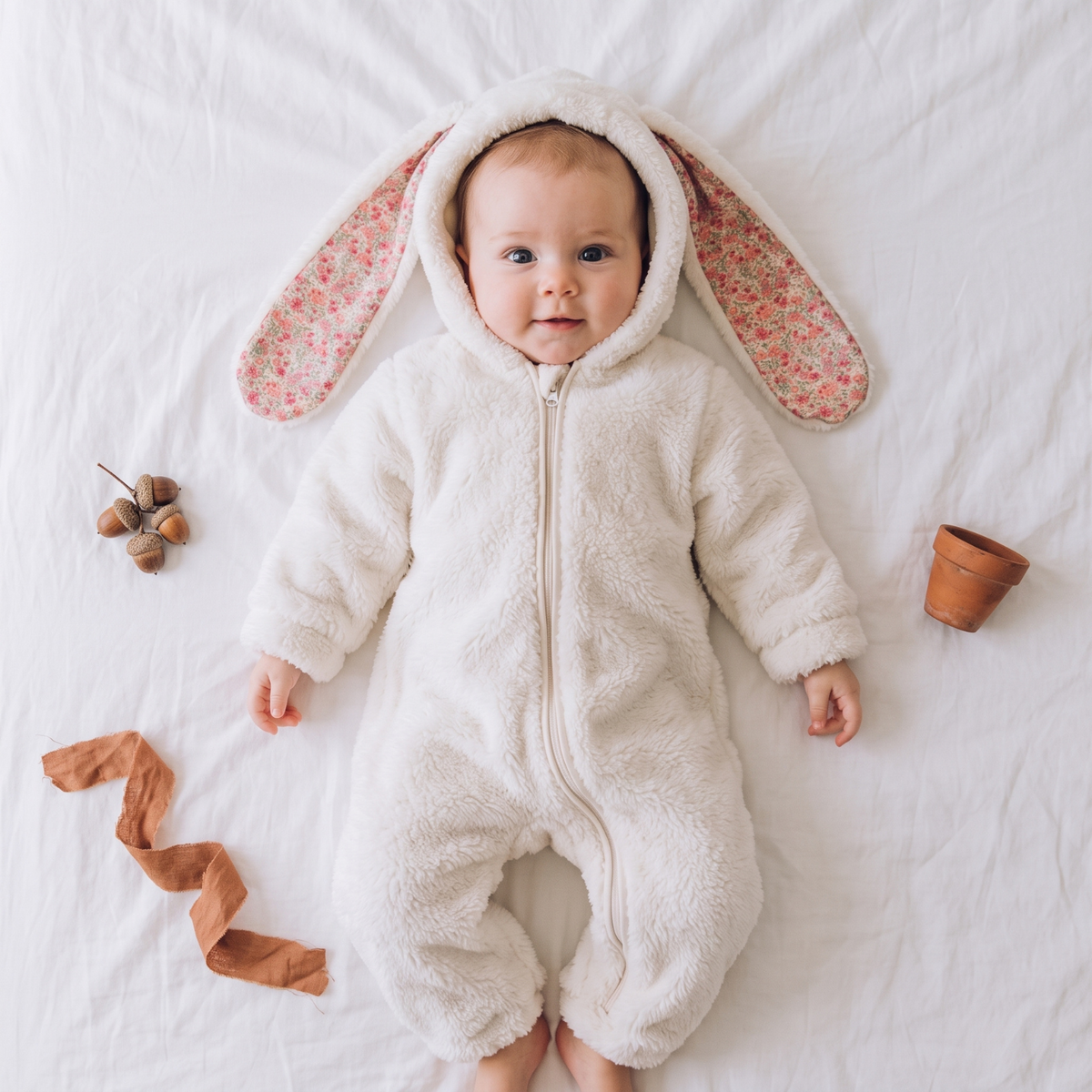 Manta Plush Bunny Romper