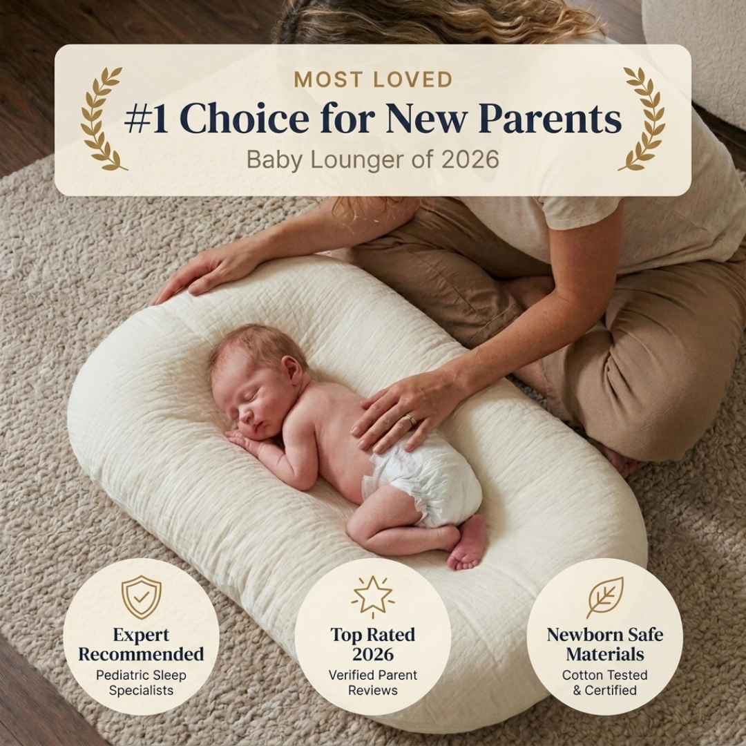Little Manta Pastel Baby Lounger Nest