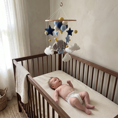 Little Manta Felt Animal Crib Mobile