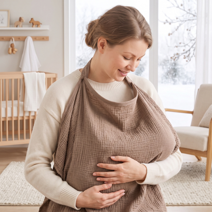 Little Manta Cotton Nursing Cover Towel