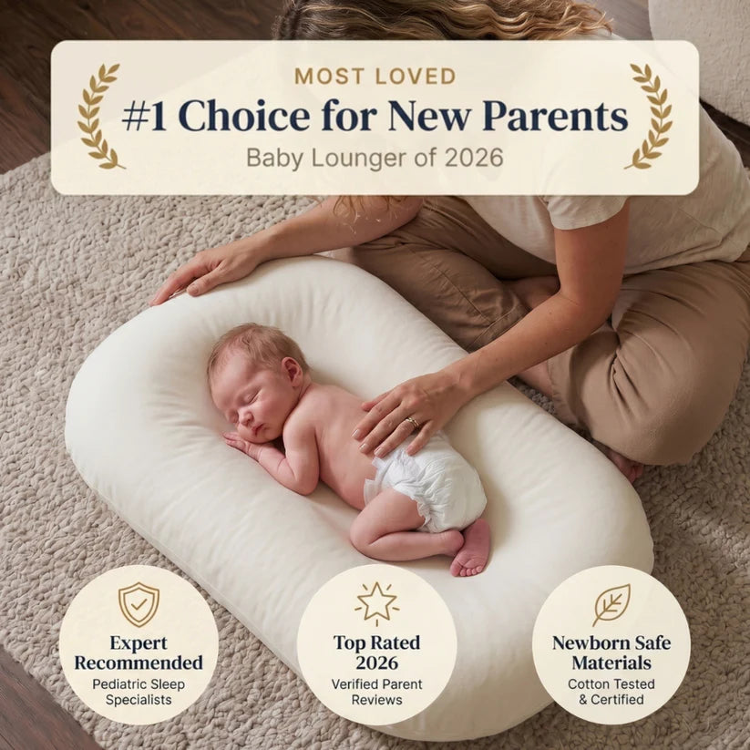 Little Manta Pastel Baby Lounger Pillow