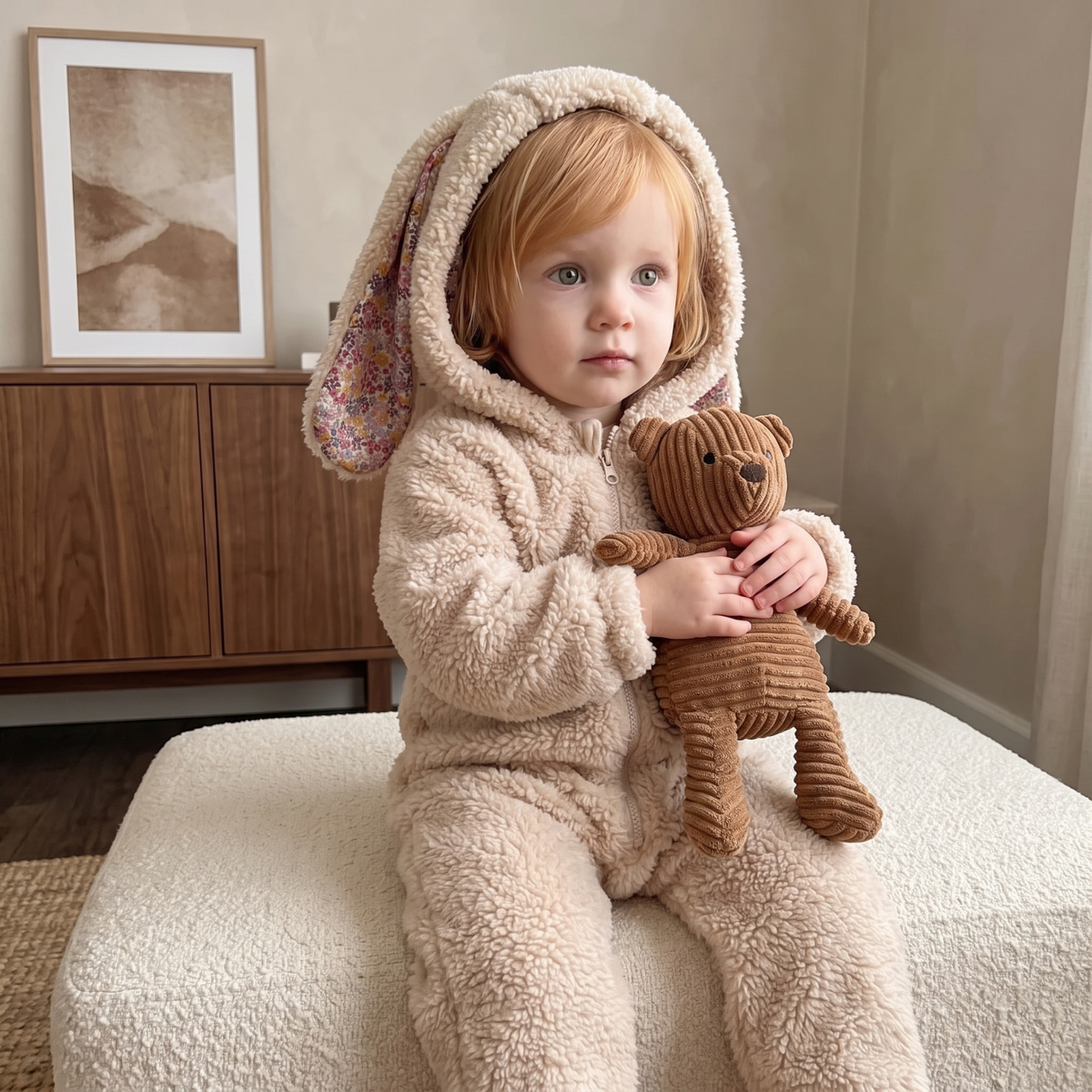 Manta Plush Bunny Romper