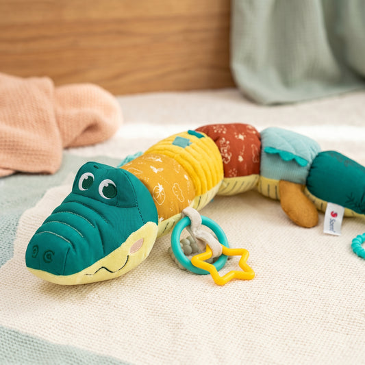 Infant Musical Stuffed Crocodile Toy