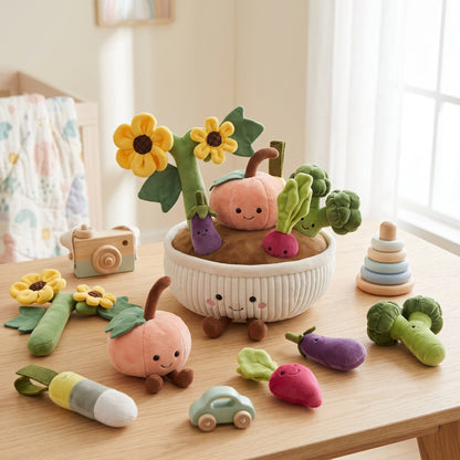 Little Manta Garden Pull Out Plush Toy
