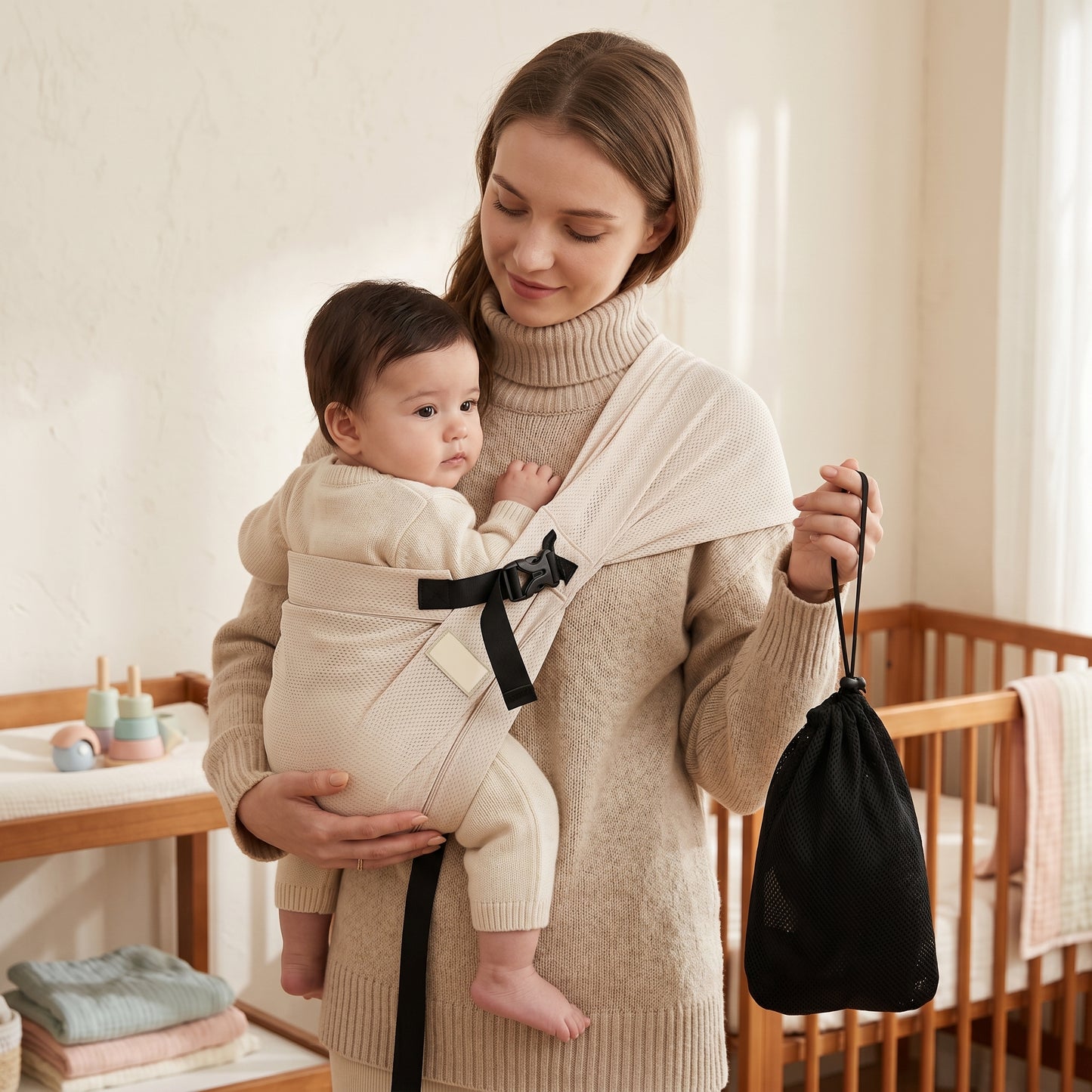 Little Manta Portable Baby Waist Stool Swaddle