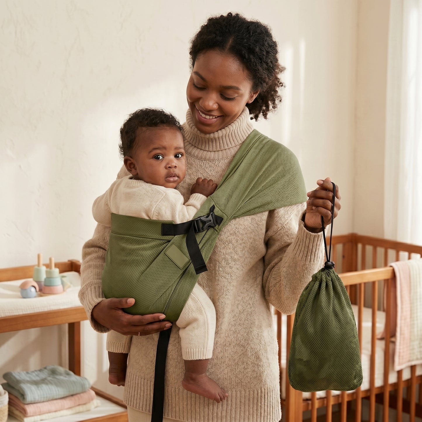 Little Manta Portable Baby Waist Stool Swaddle