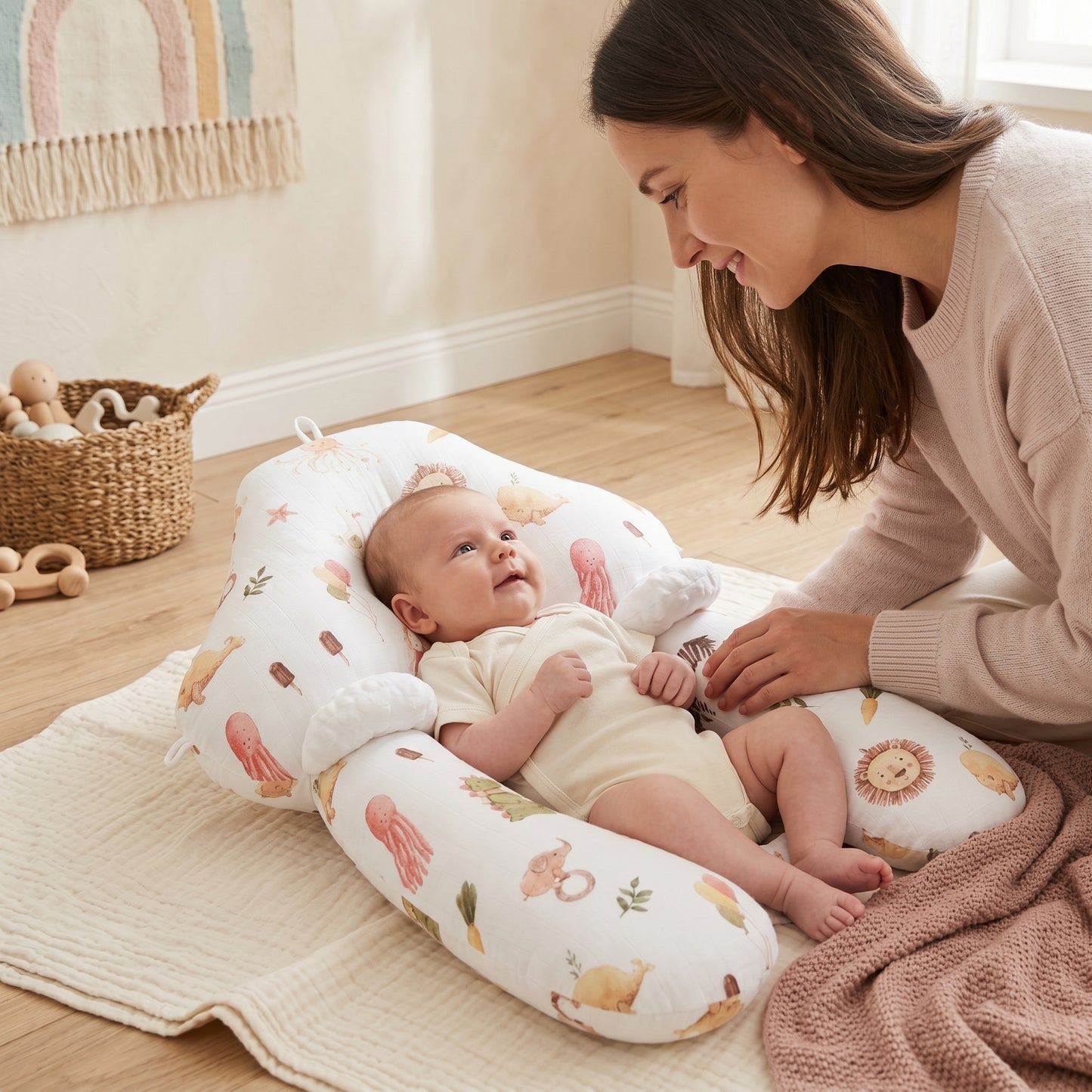 Little Manta Newborn Shaping Pillow