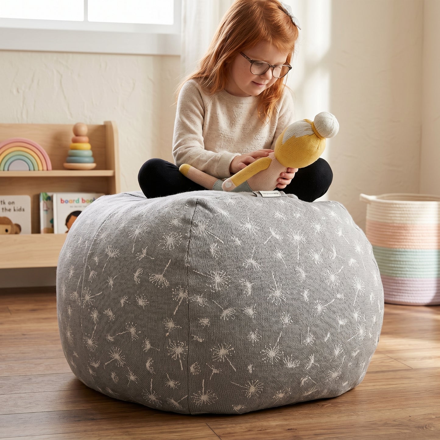 Little Manta Kids Storage Bean Bag