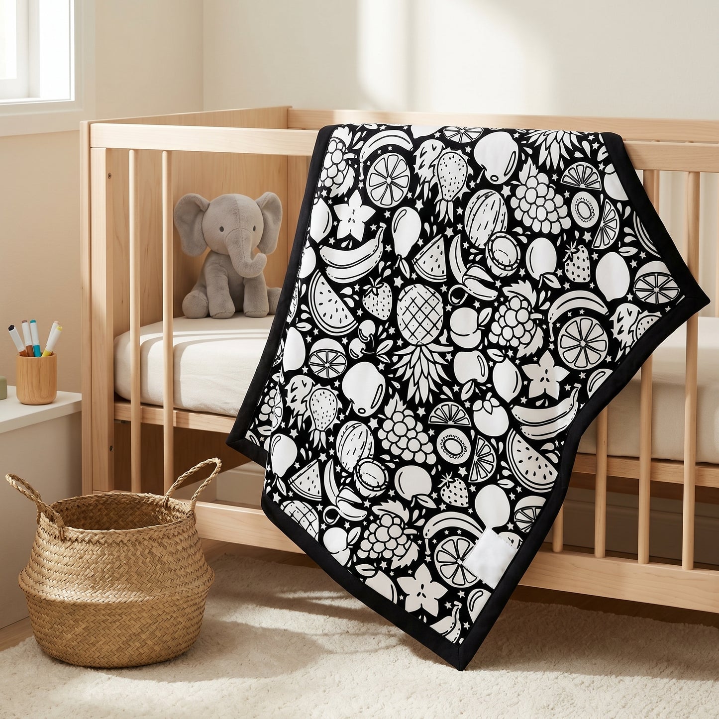 Little Manta DIY Coloring Blanket