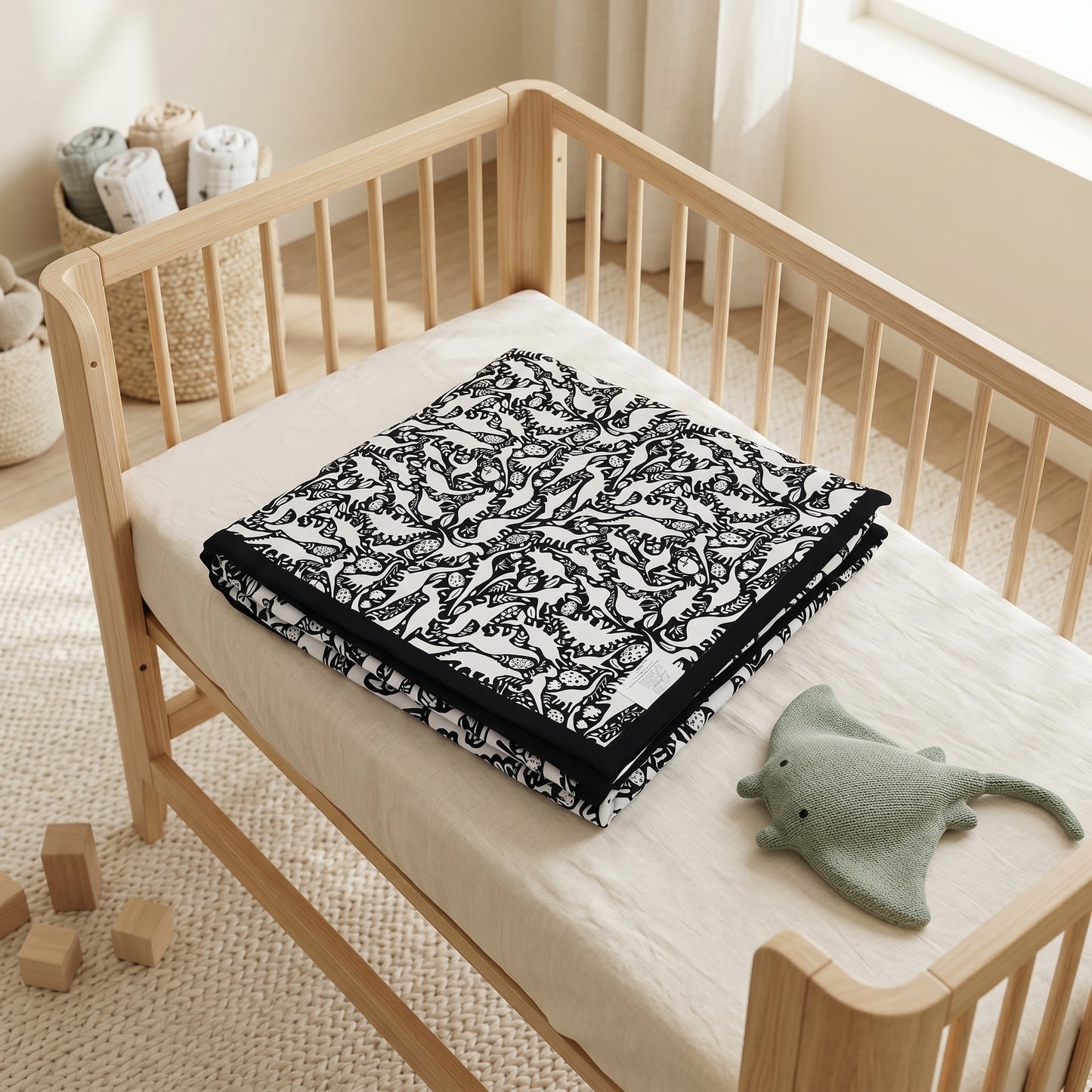 Little Manta DIY Coloring Blanket