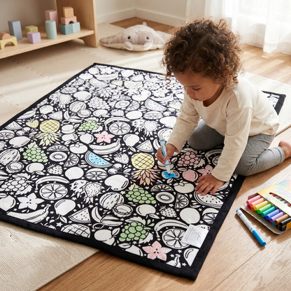 Little Manta DIY Coloring Blanket