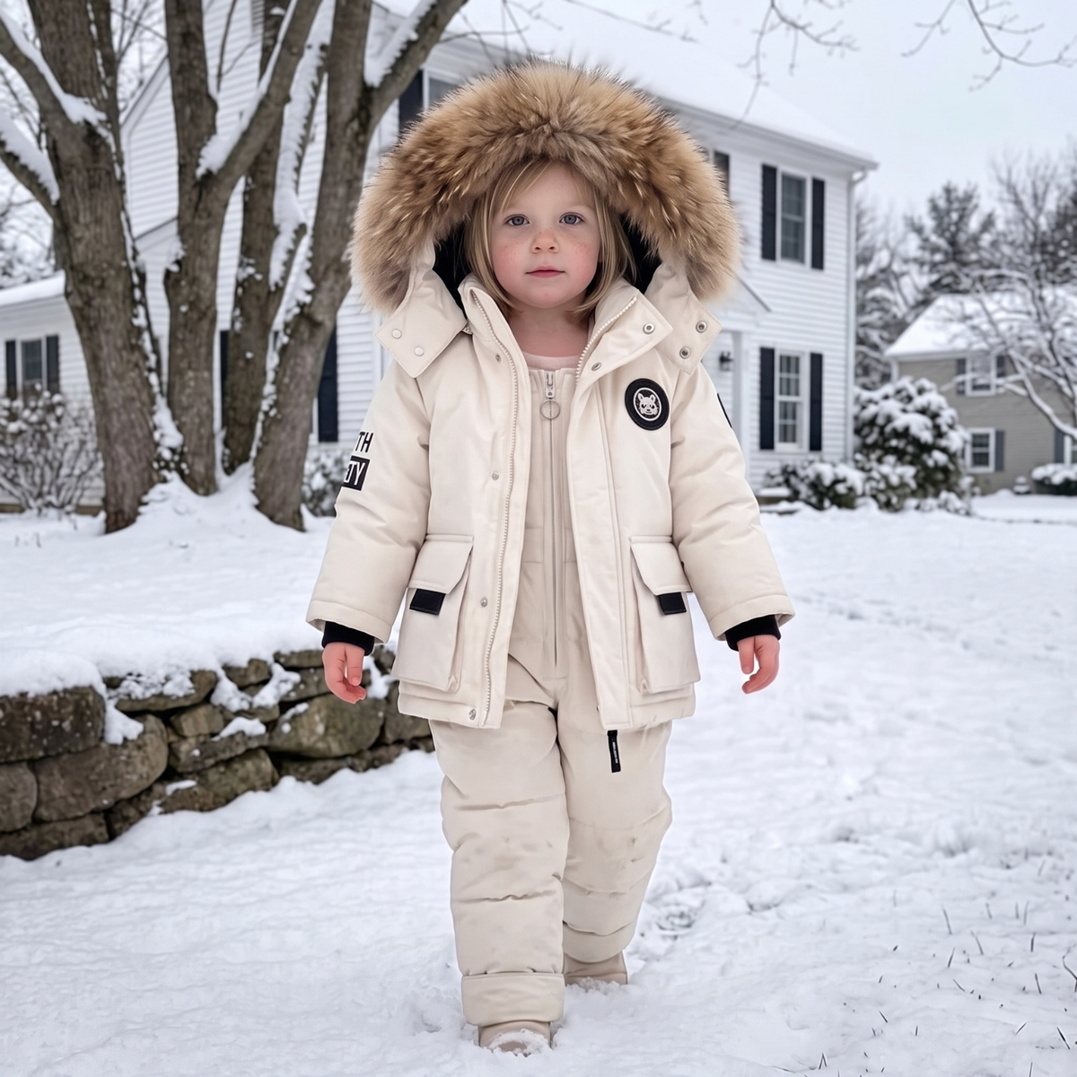 Little Manta Puffer Jacket Set