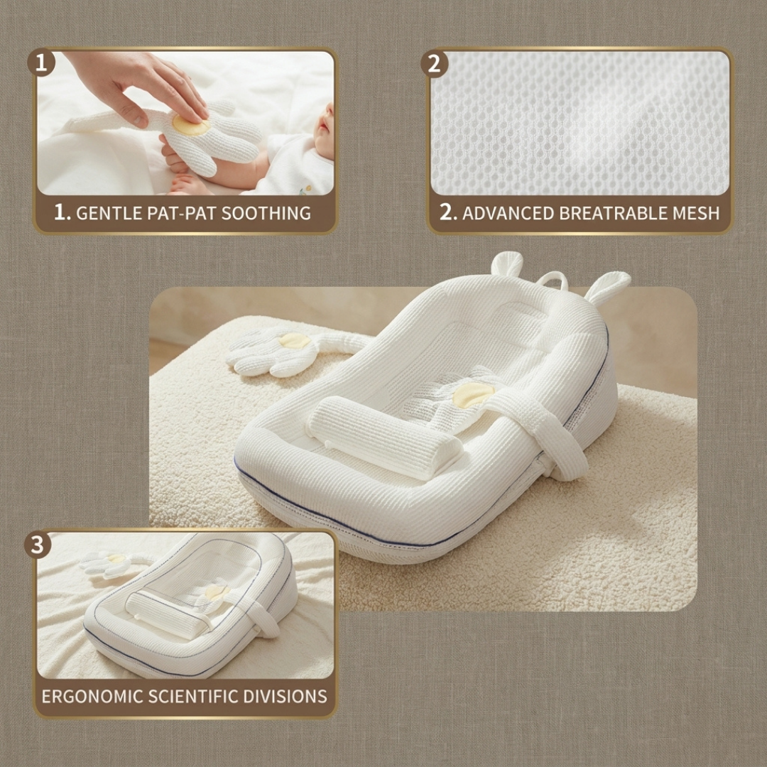Little Manta Inclined Baby Bed Crib