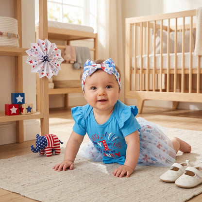 Little Manta Judy 4th of July Set