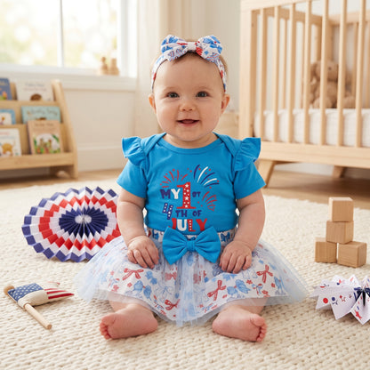 Little Manta Judy 4th of July Set