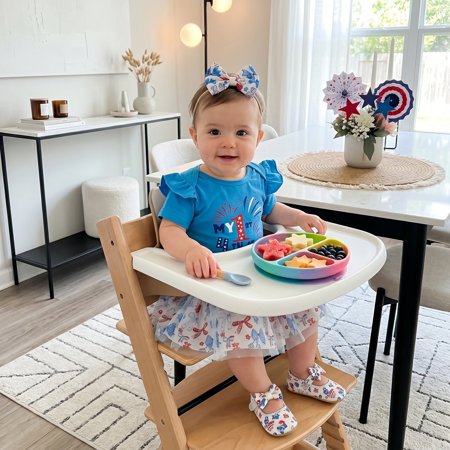 Little Manta Judy 4th of July Set