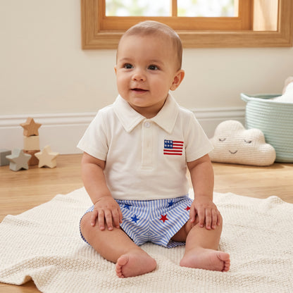 Little Manta Josh 4th of July Set