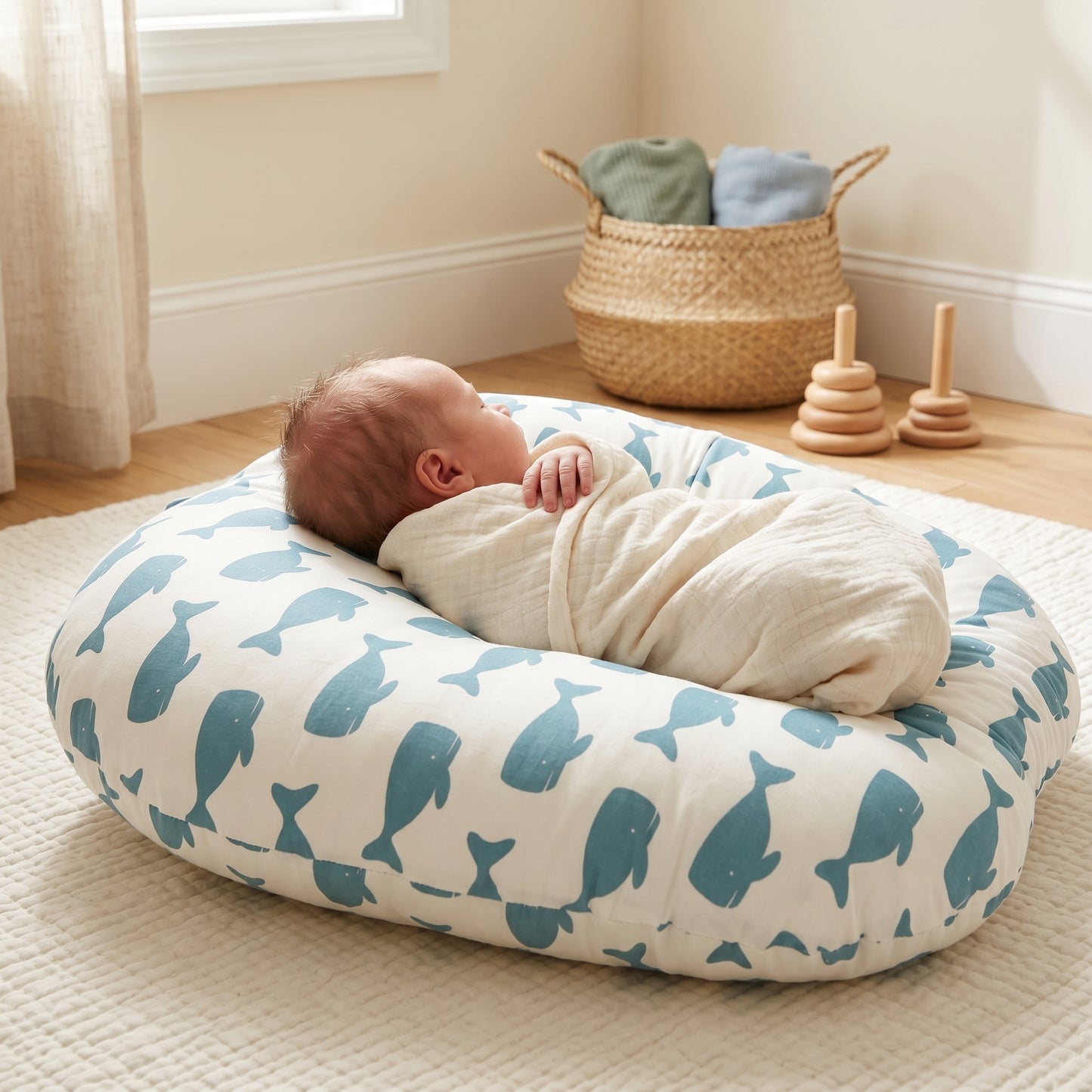 Little Manta Baby Wedge Pillow
