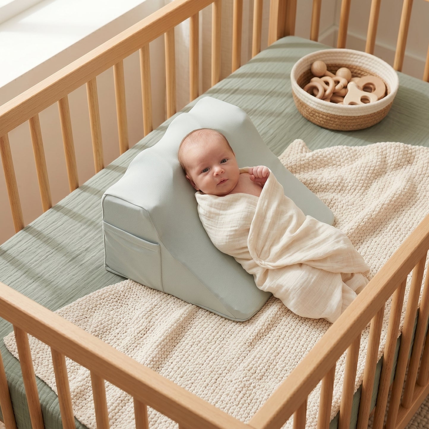 Little Manta Baby Wedge Cushion