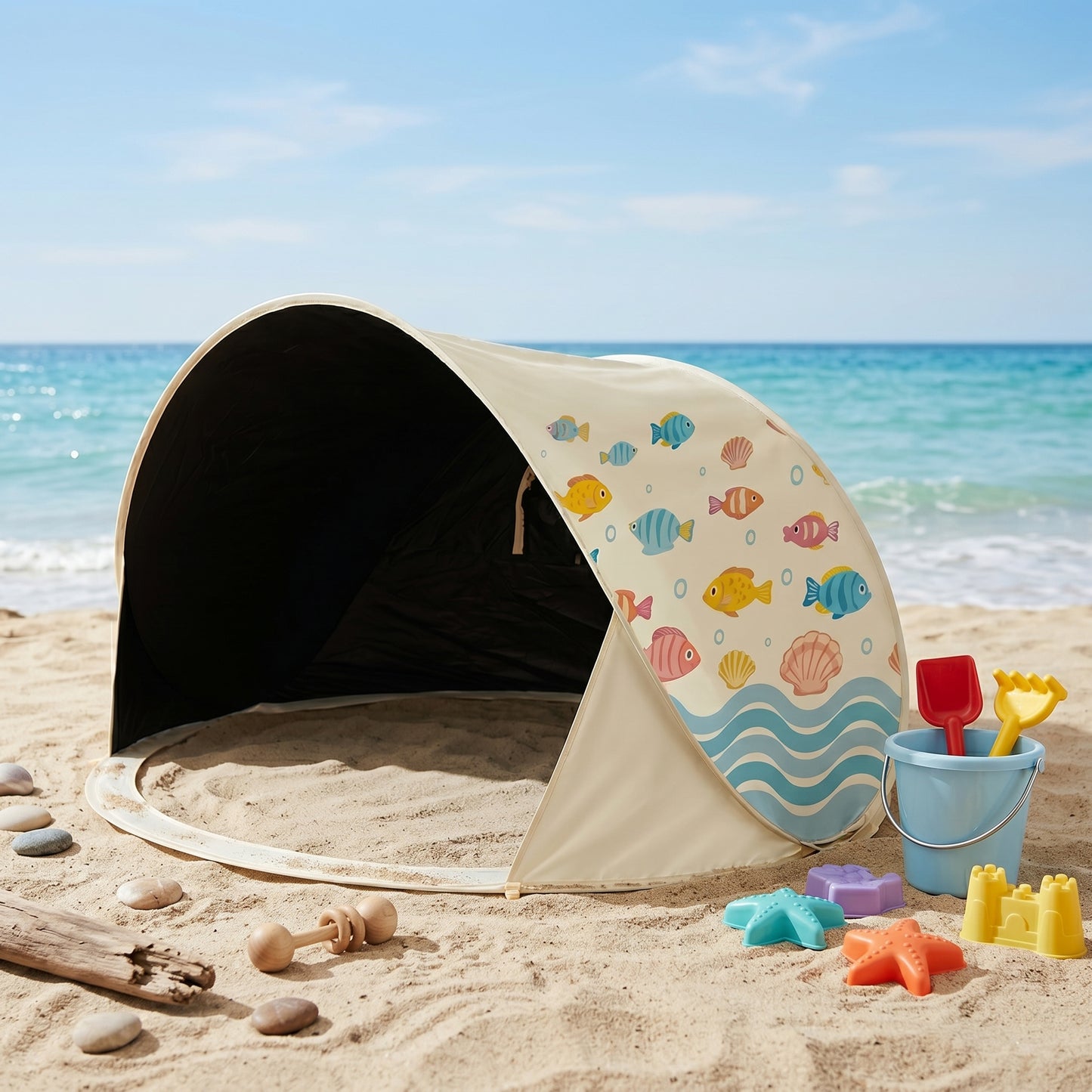Little Manta Sunny Kids Beach Tent