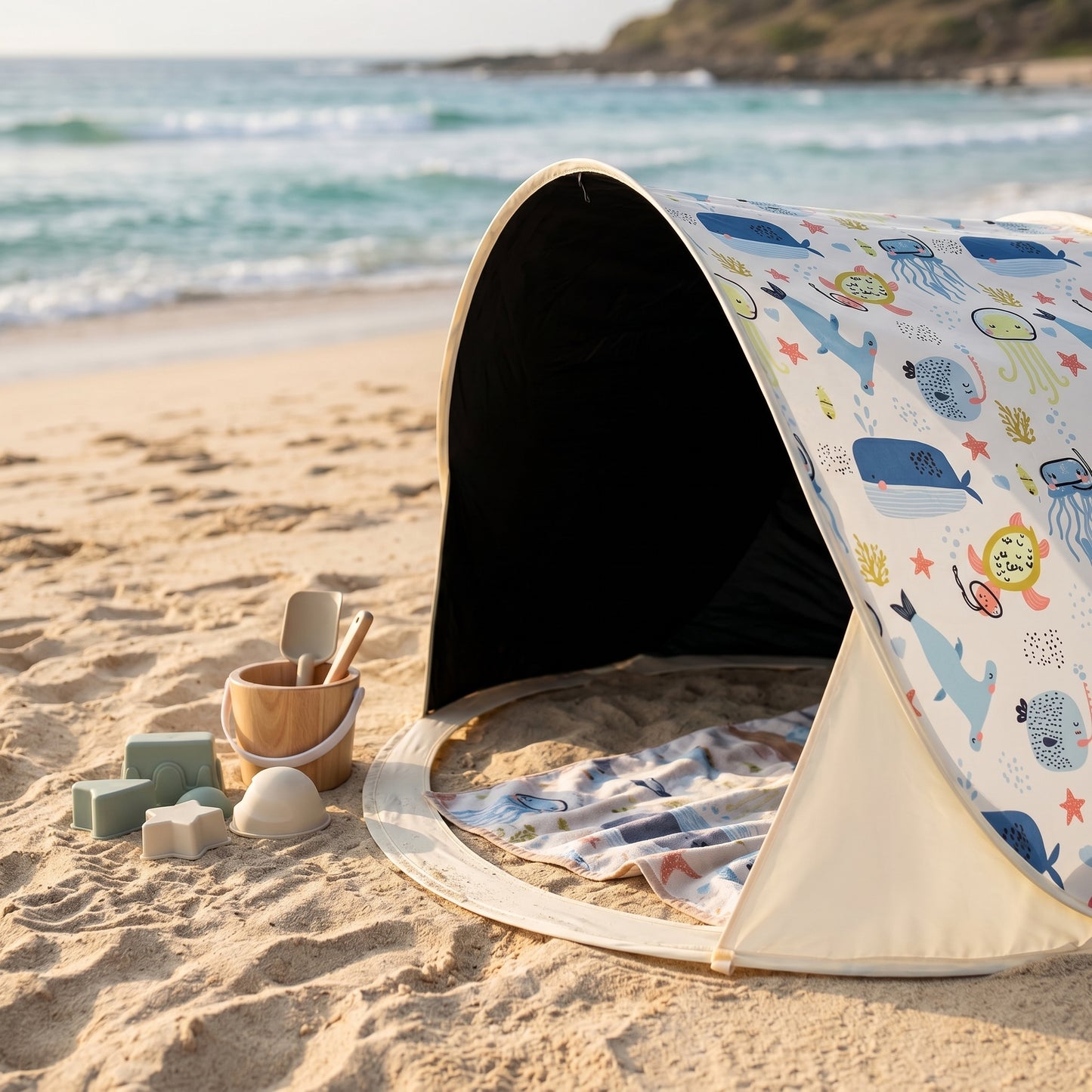 Little Manta Sunny Kids Beach Tent