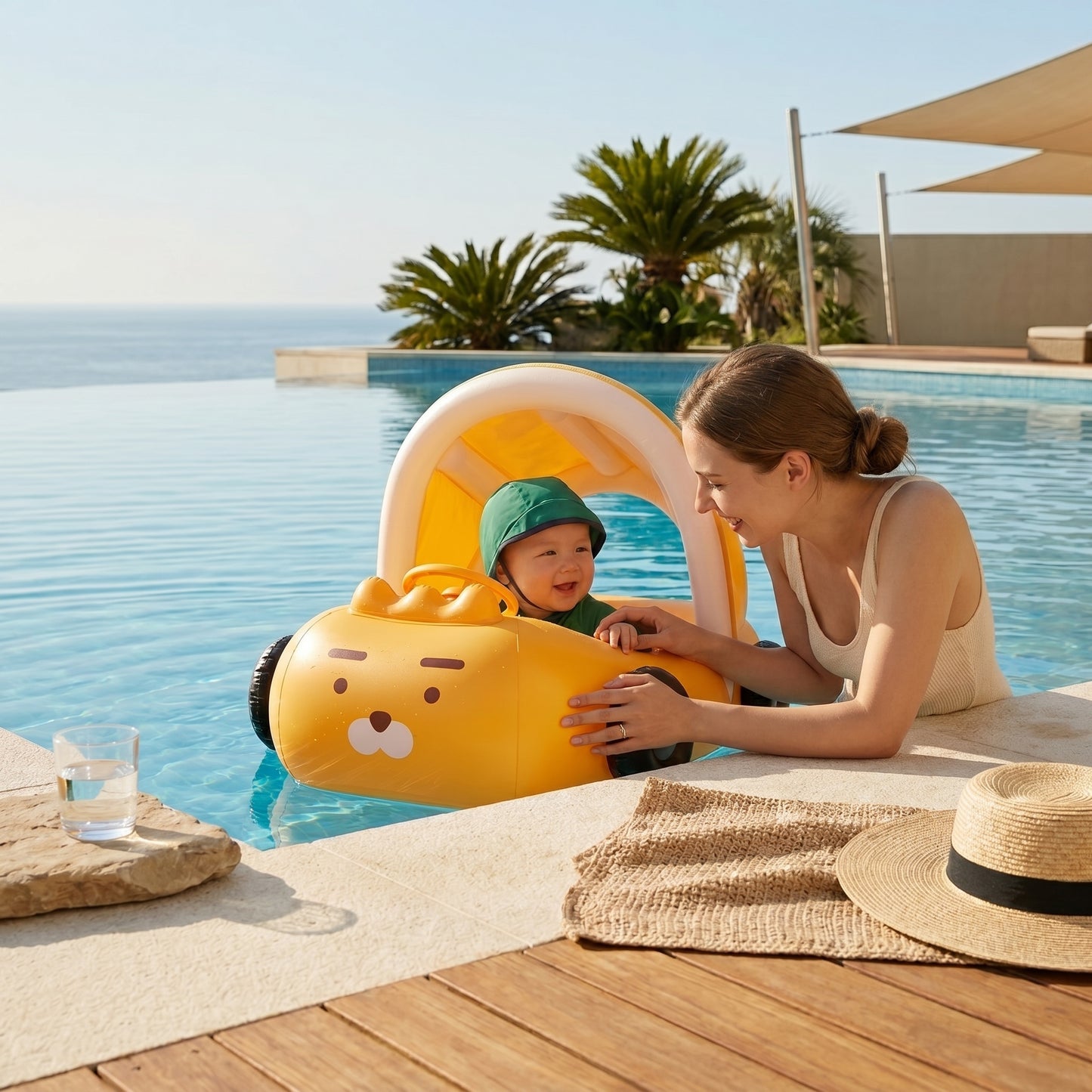 Little Manta Cruiser Baby Pool Float
