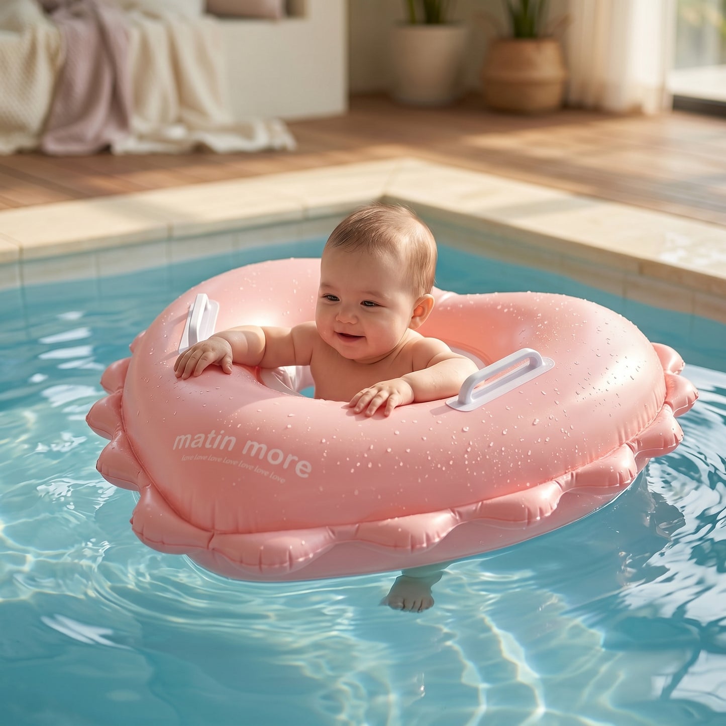 Little Manta Sweetheart Baby Swim Ring