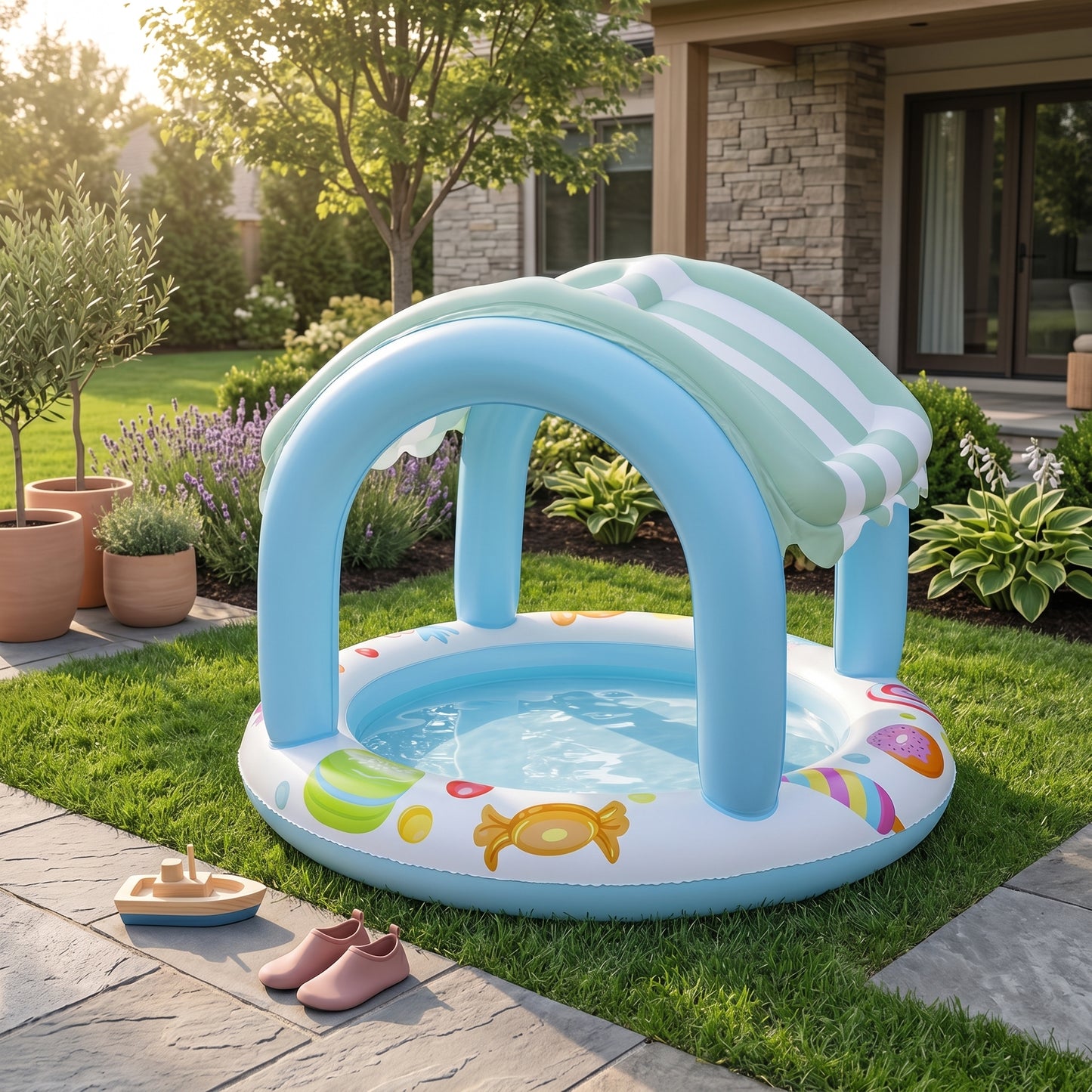 Little Manta Splash Kids Paddling Pool