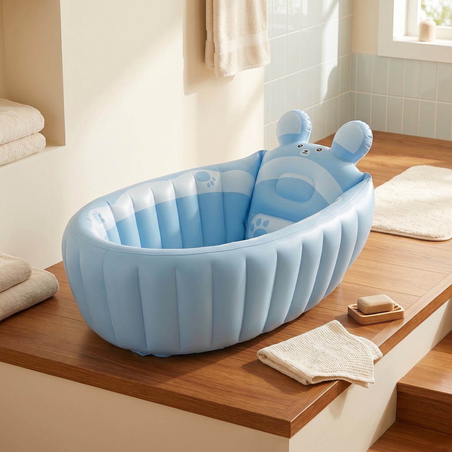 Little Manta Bubble Baby Bathtub