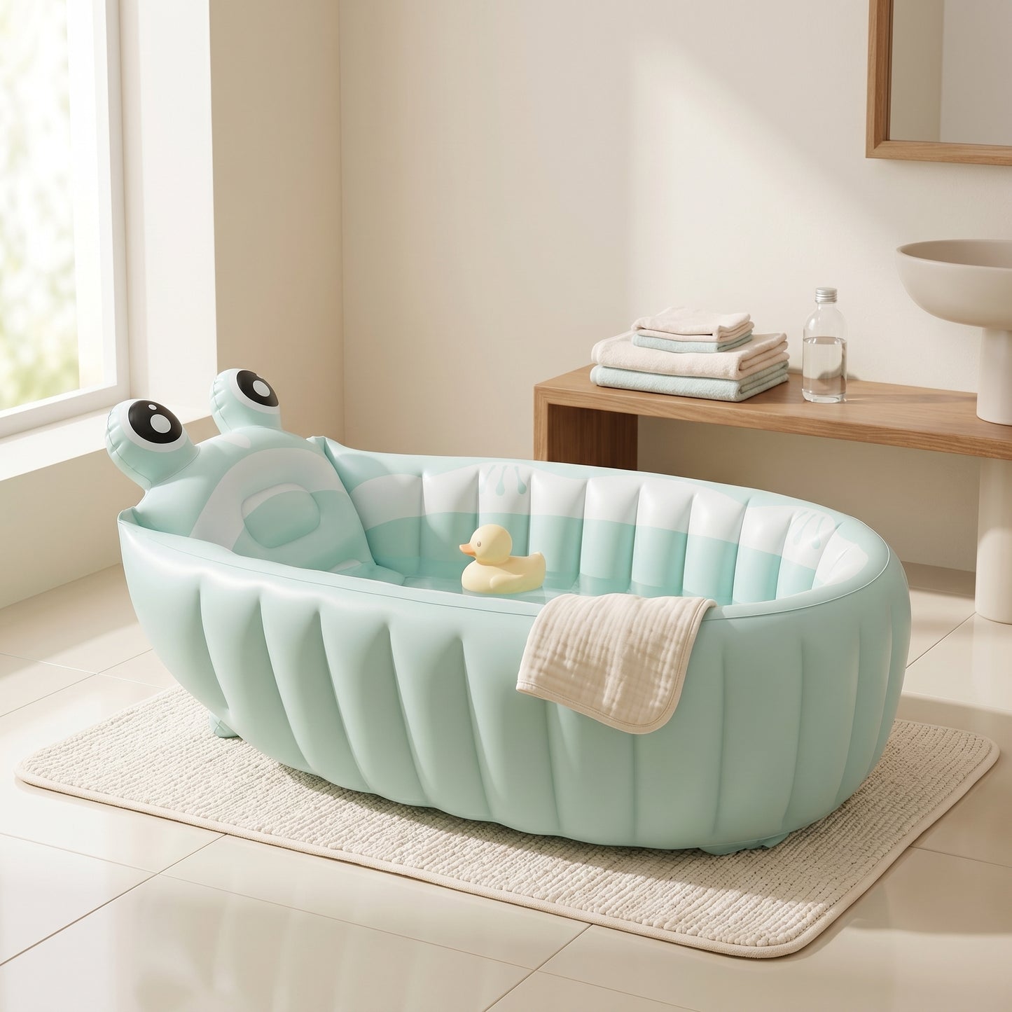Little Manta Bubble Baby Bathtub