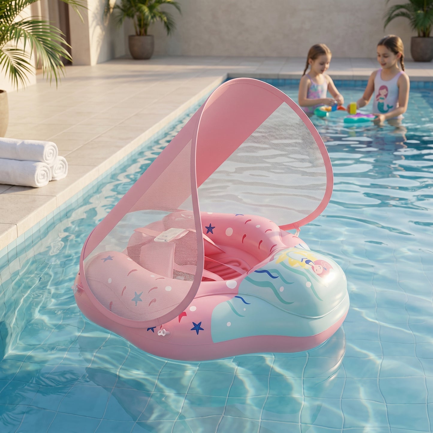 Little Manta Shade Baby Pool Float