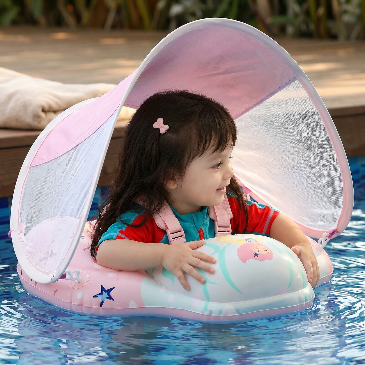 Little Manta Shade Baby Pool Float