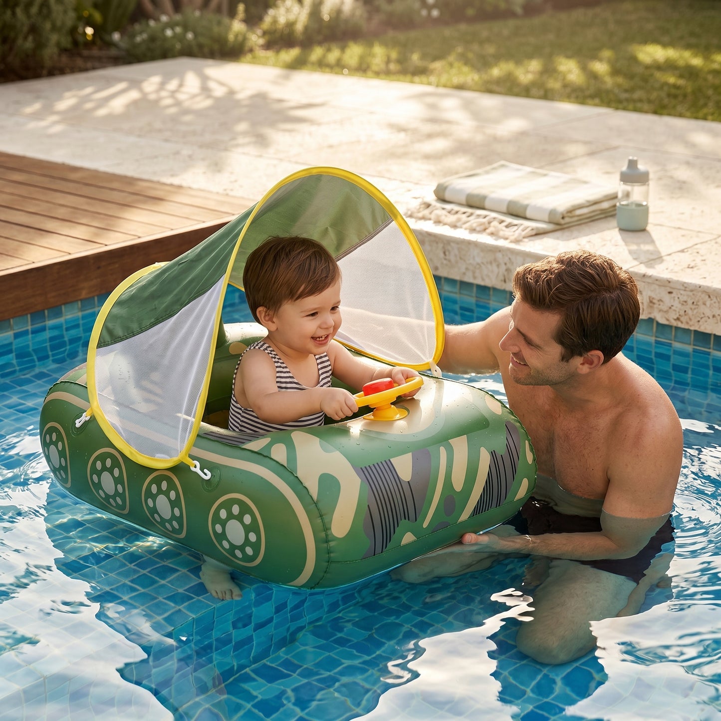 Little Manta Explorer Baby Float Ring