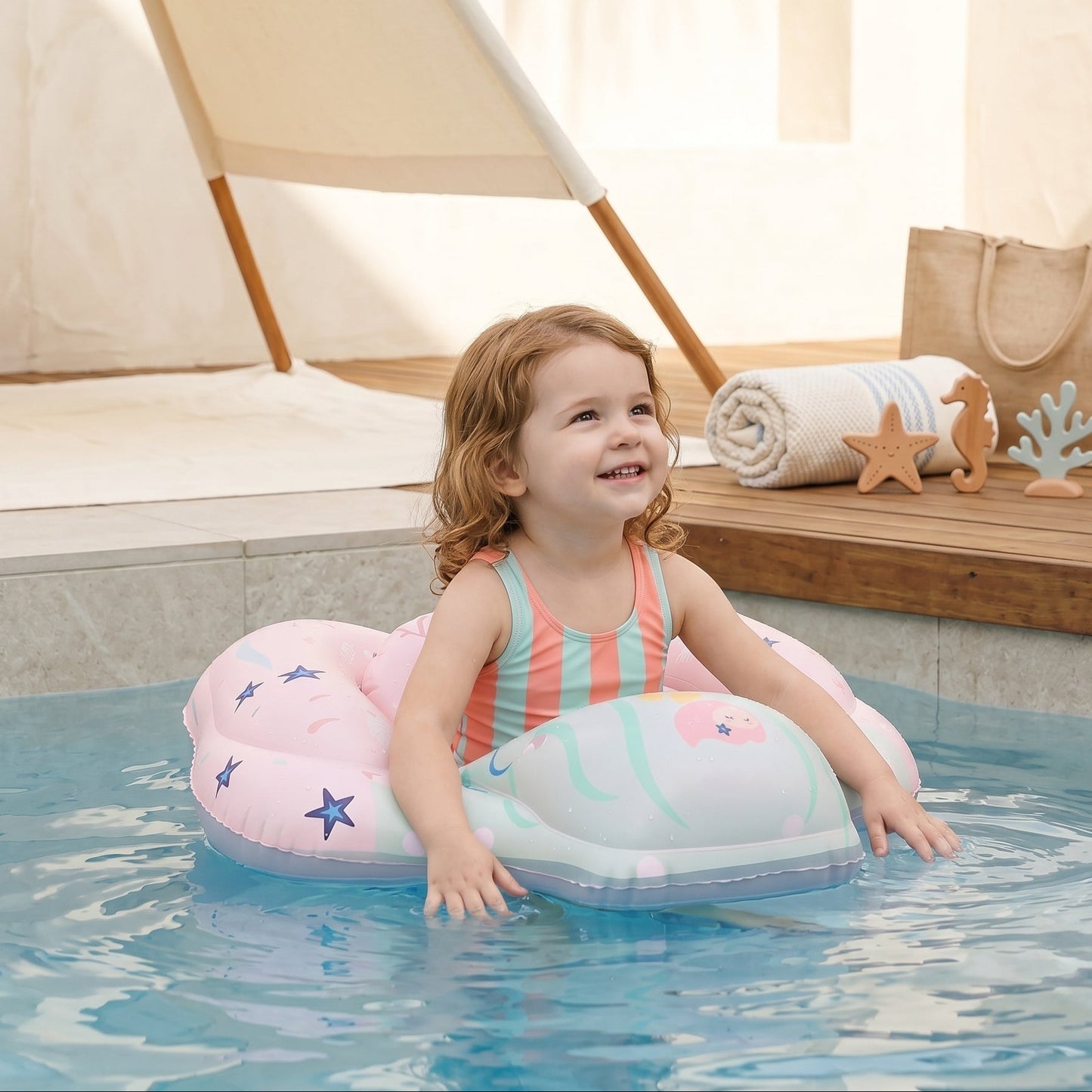 Little Manta Ripple Baby Pool Float