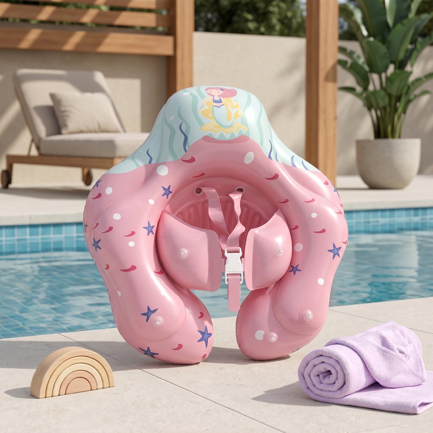Little Manta Ripple Baby Pool Float